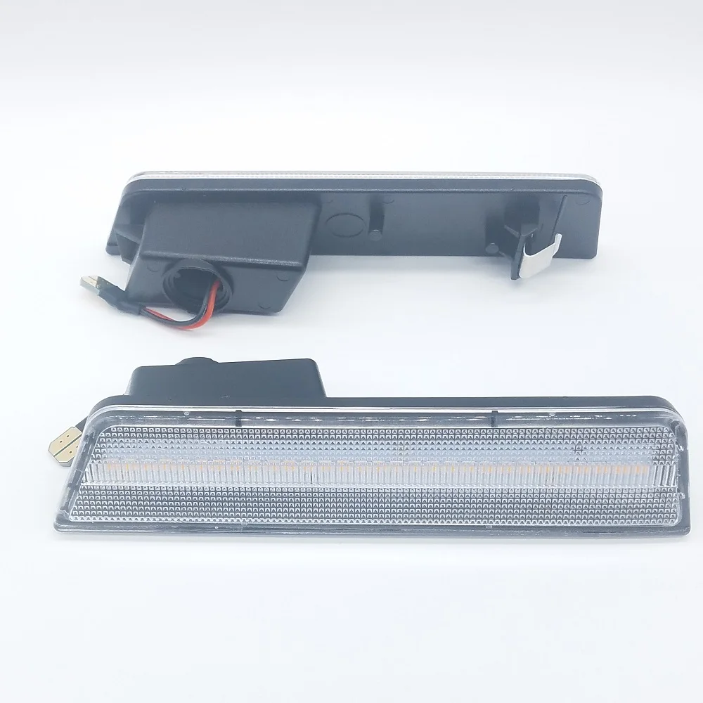 White Lens Yellow Color Front LED Side Marker Lamps  for Dodge Challenger 2008 2009 2010 2011 2012 2013 2014