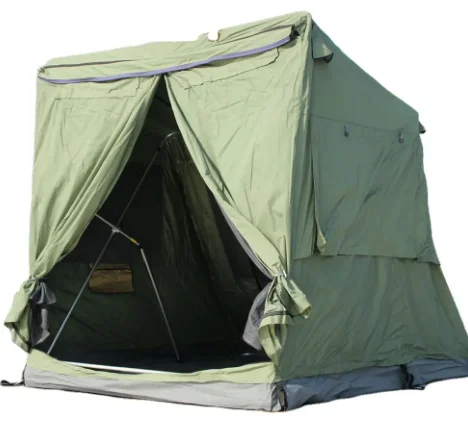 30 Second Pop Up Canvas Tent Quick Set-up Tent for Outdoor Camping