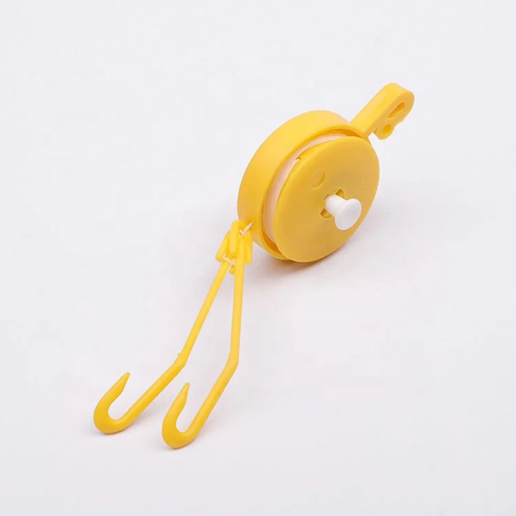 Retractable Yoyo Hydroponics Grow Support Hanging Plant Hooks for Heavy Buds Flowers Fruits Vegetables