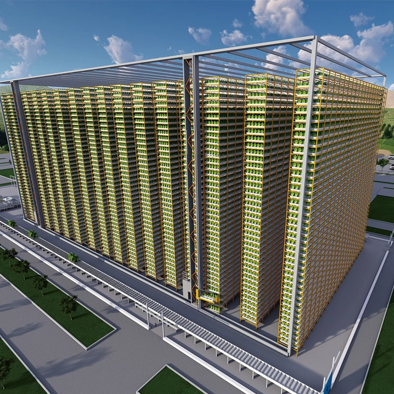 Smart farm grow indoor hydroponic system nft channel vertical farming system 40ft shipping container bag grow farm greenhouse