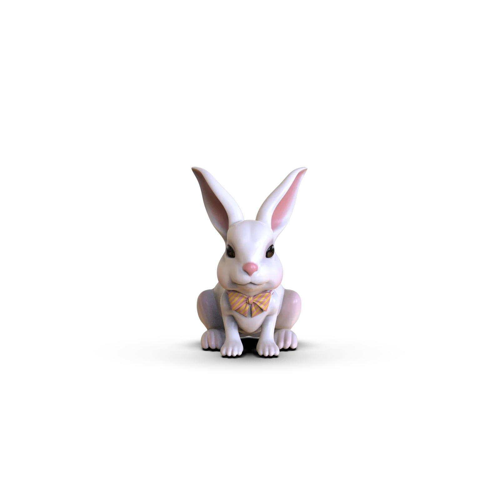 Quality Assurance polyresin custom Easter rabbit figurines decor for home resin easter Bunny figurines custom easter bunny decor