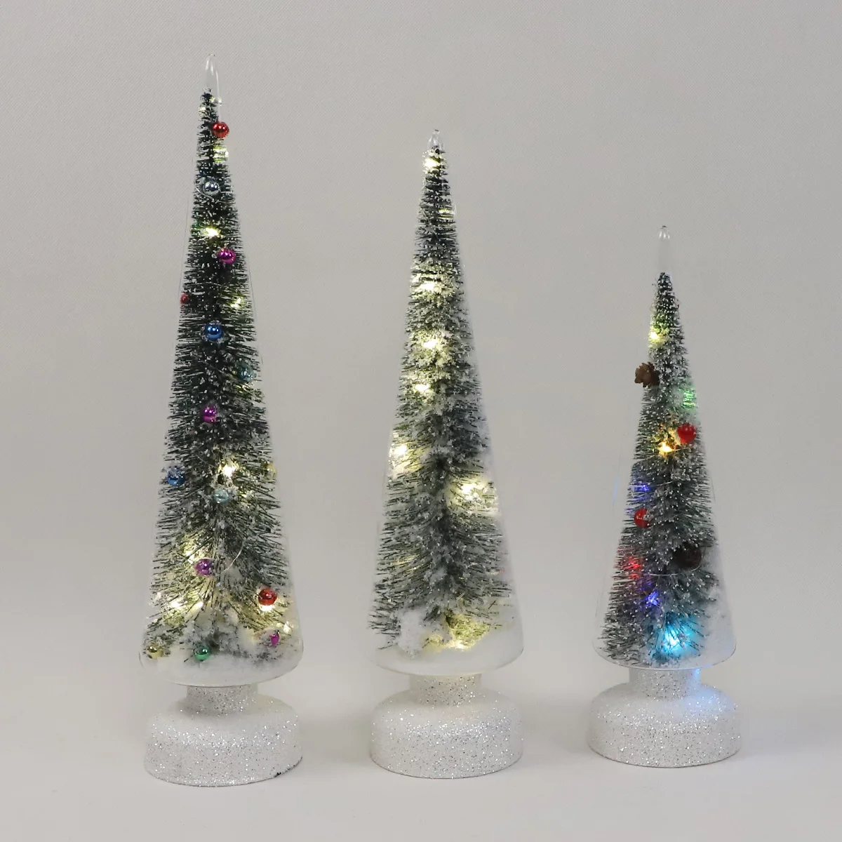 Christmas 2023 Countertop LED Tree Lamp Mini Christmas Trees Decorations Christmas Gift Set