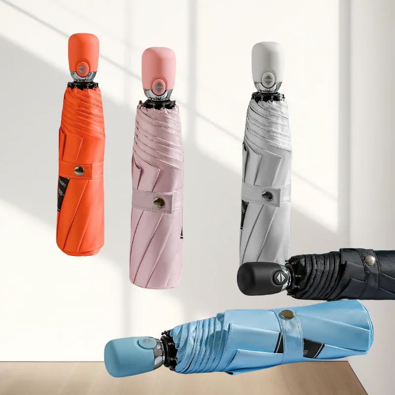 Kaan Full Automatic umbrella Stylish automatic open/close mini pocket umbrella waterproof windproof double purpose parasol