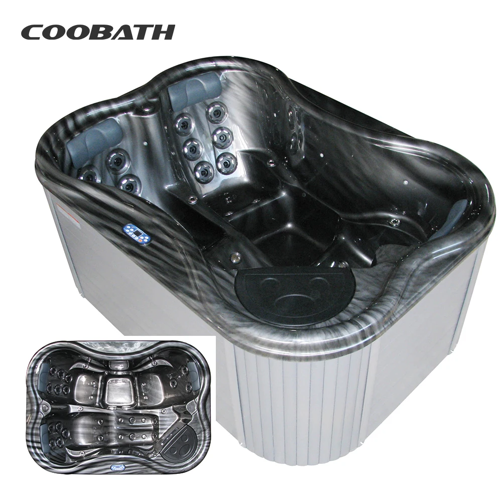Above Ground Pools Outdoor Hot Tub Swimming Pool  Air Jet Large Whirlpool Bathtub Hydro Massage SPA Swim Free Standing 3 Person