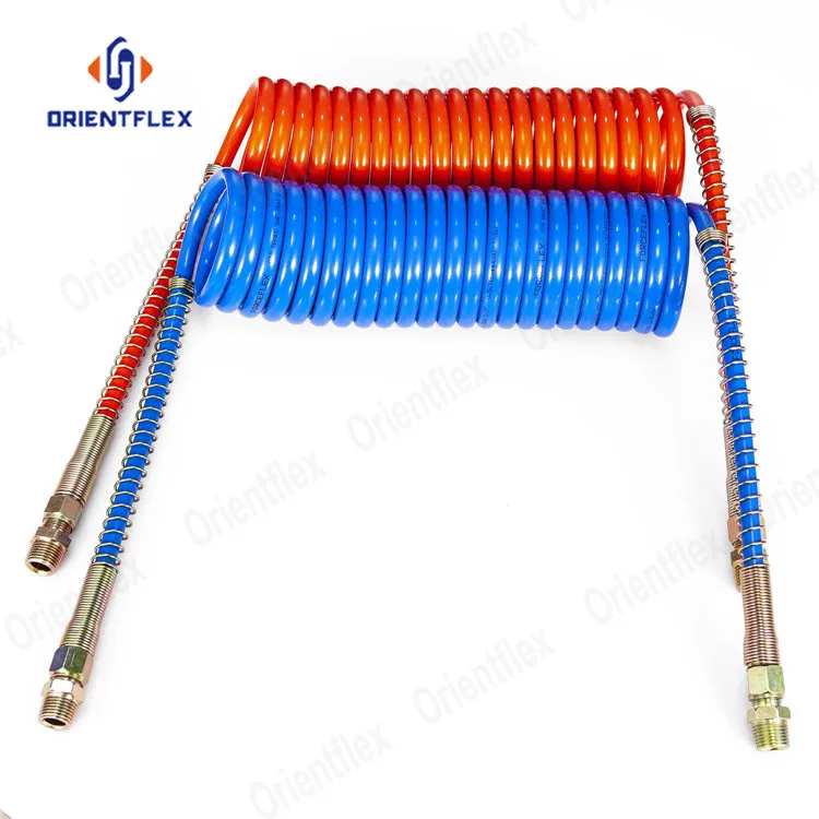 PU Retractable Enclosed Air Compressor Hose 3/8 Inch For Mini Air Compressor Set