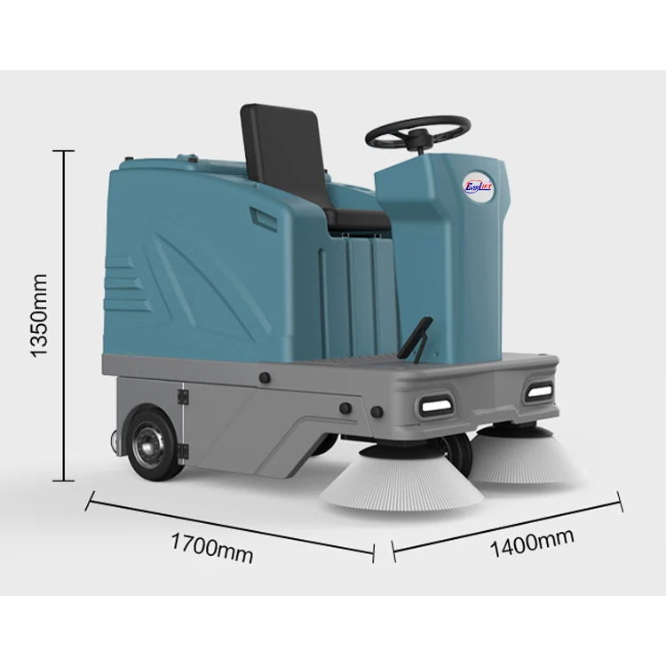EVERLIFT M1400  best price industrial road street electric road sweeper cleaning machine