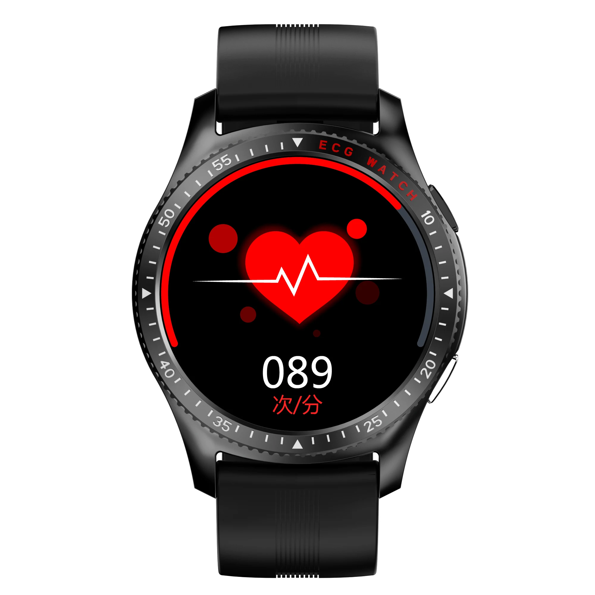 Смарт-браслет ES08 с пульсометром и тонометром, Водонепроницаемые многофункциональные спортивные часы с мониторингом здоровья