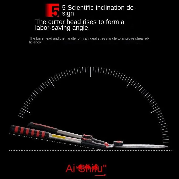 Good Quality 65 Manganese Steel Lawn Shears Hedge Grass Shear With Long Handled