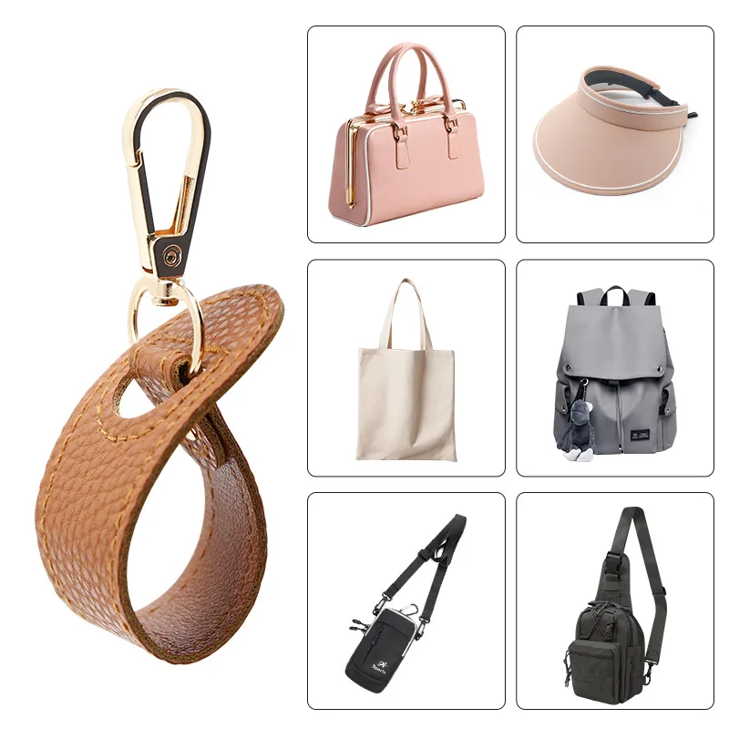 Cute Buckle Leather Hat Clip Travel Storage Clip Go Shopping Hat Buckle Summer Duck Tongue Hat Buckle