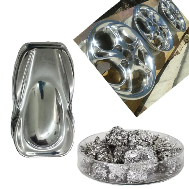 
Chrome mirror effect vacuum metallized pigment for plastic coating 