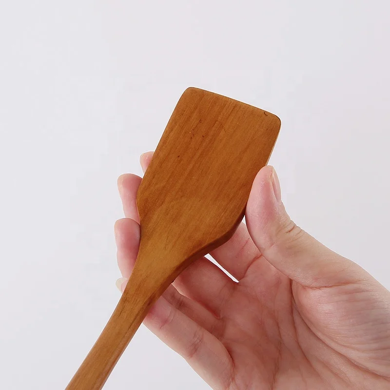 Natural Mini Wooden Spatula  For Cooking Kitchen Utensils Shovel Spatula Wooden