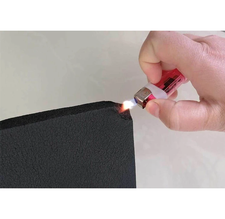 Fire Retardant Elastomeric Soundproof Thermal Insulation Rubber Foam NBR/PVC Roll Sheet