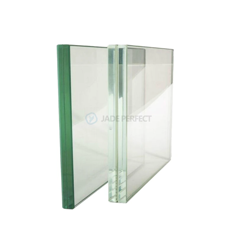 Decorated toughened laminated glass wall textured laminated glass for window