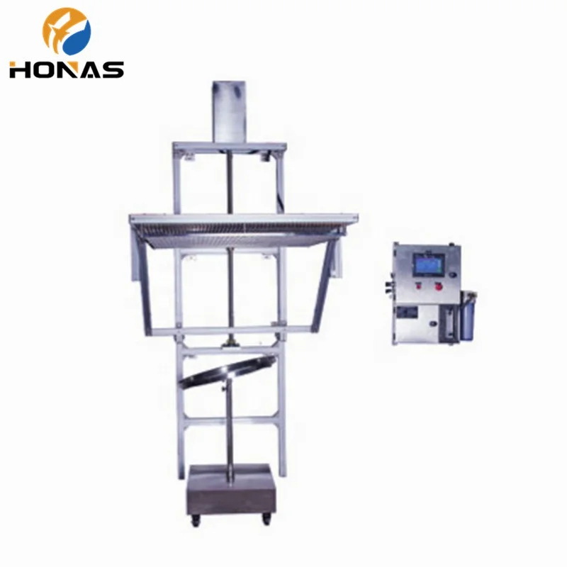 China IPX12 vertical rain drip test equipment for led light waterproof testing