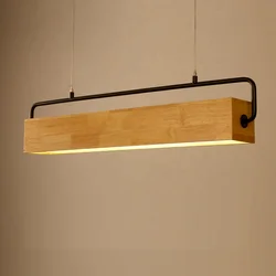 Guangdong промышленный 20 Вт 24 Вт наружный Многофункциональный прикроватный офисный дизайнерский светодиодный Современный деревянный подвесной светильник в скандинавском стиле