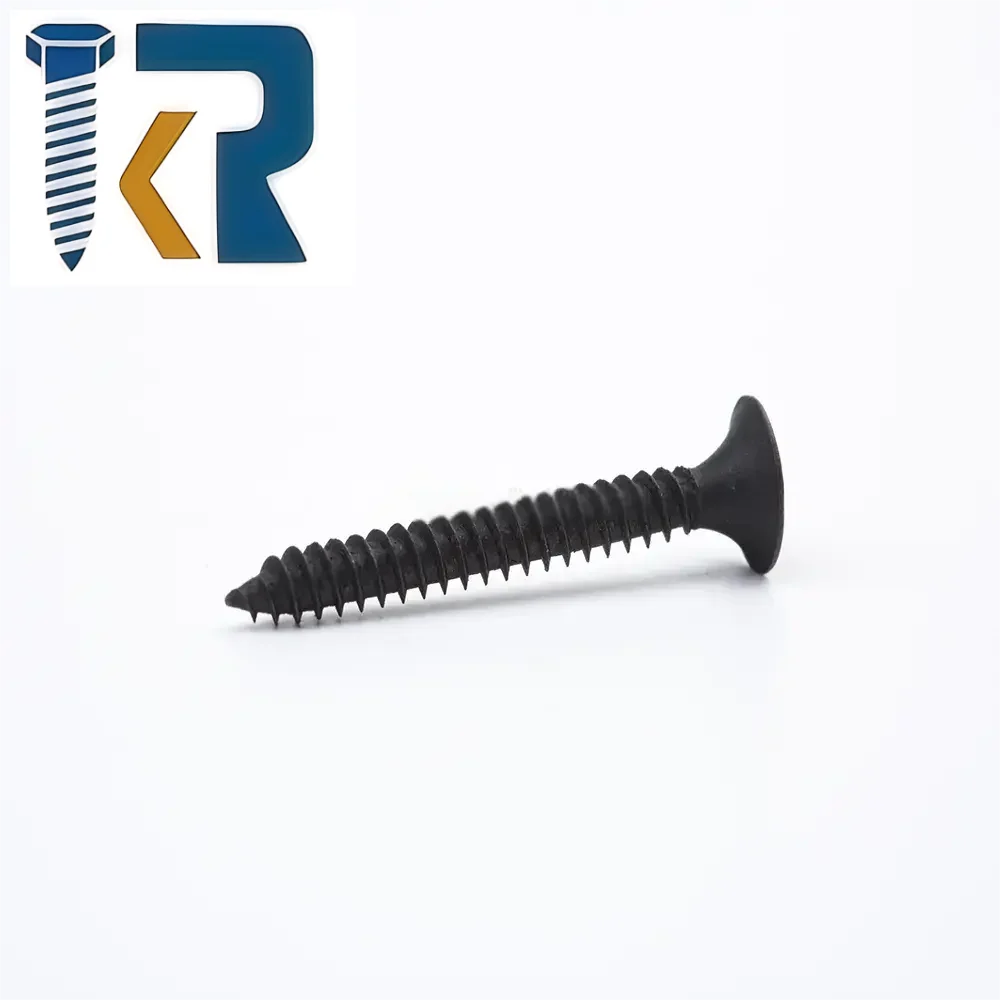 Phosphating Drywall Screws Fasteners  Black Phosphating Drywall Screw Dry Wall Nails Keel Screws