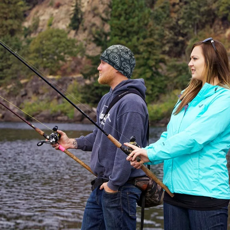 Warm Winter custom Ski Fleece Windproof Beanie Hat  Sports Cap for Skiing Riding Motorcycle