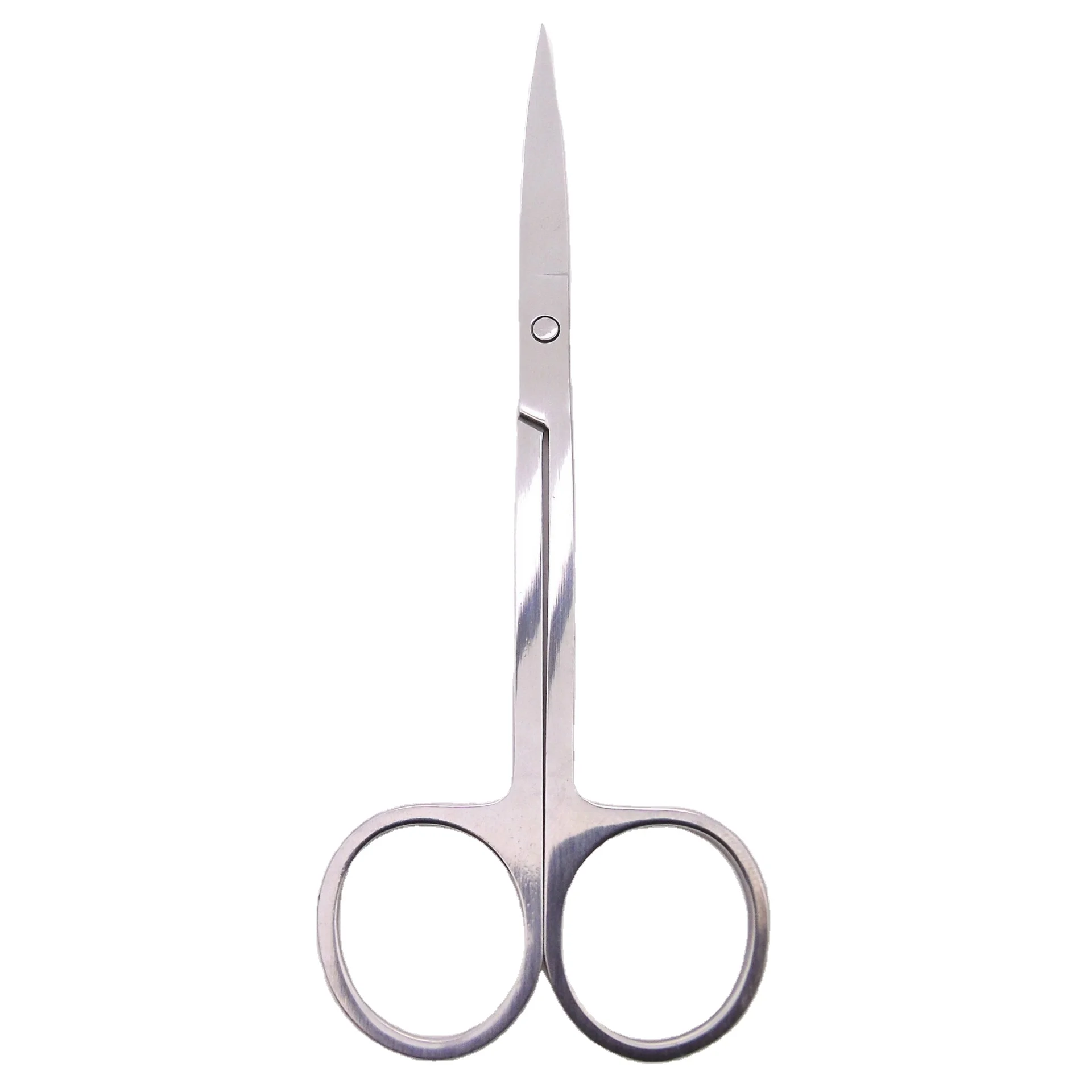 High Quality Long A Straight Eyebrow Trimming Scissors Beauty Sticking Scissors Medical Gauze Scissors