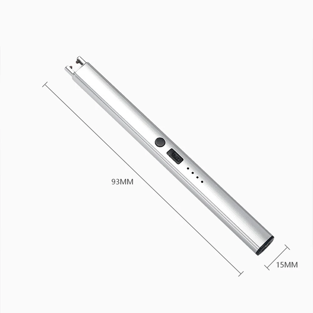 Wholesale Custom USB Flameless Electric Arc Candle Lighter Multifunctional Rechargeable Modern Design Cigarette Use Metal