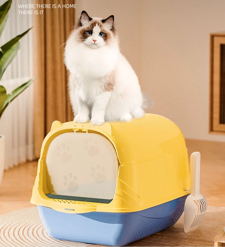 Wholesale Factory Puppy-Shaped High Absorption PP Plastic Pet Toilet Sand Litter Box Cat & Cat Litter Cleaning Compatible