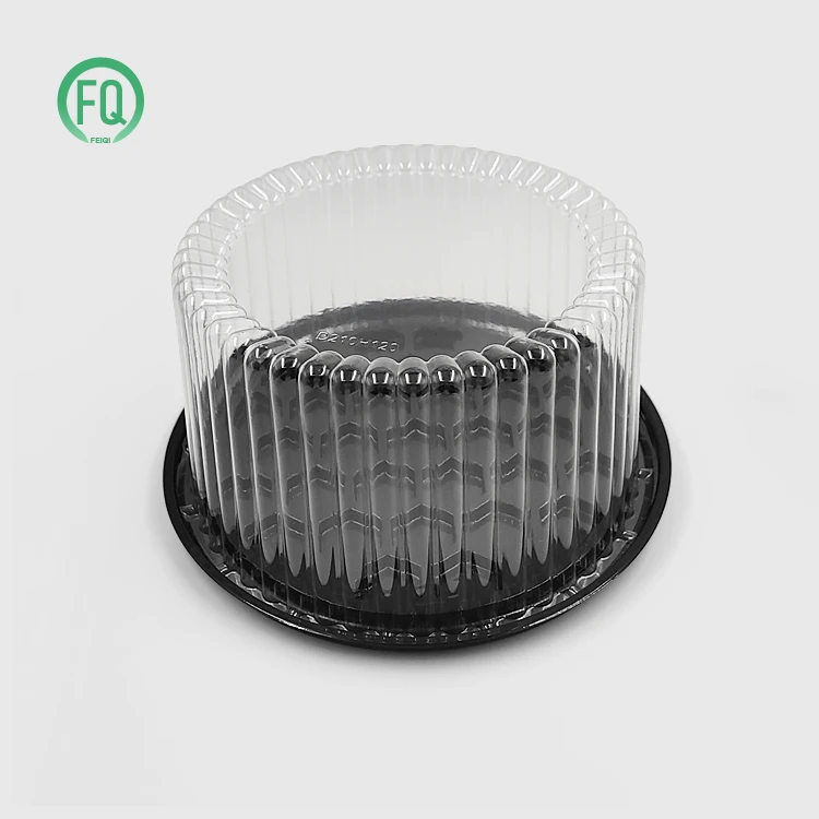 Wholesale cheaper best clear high quality packaging transparent cake box 10inch
