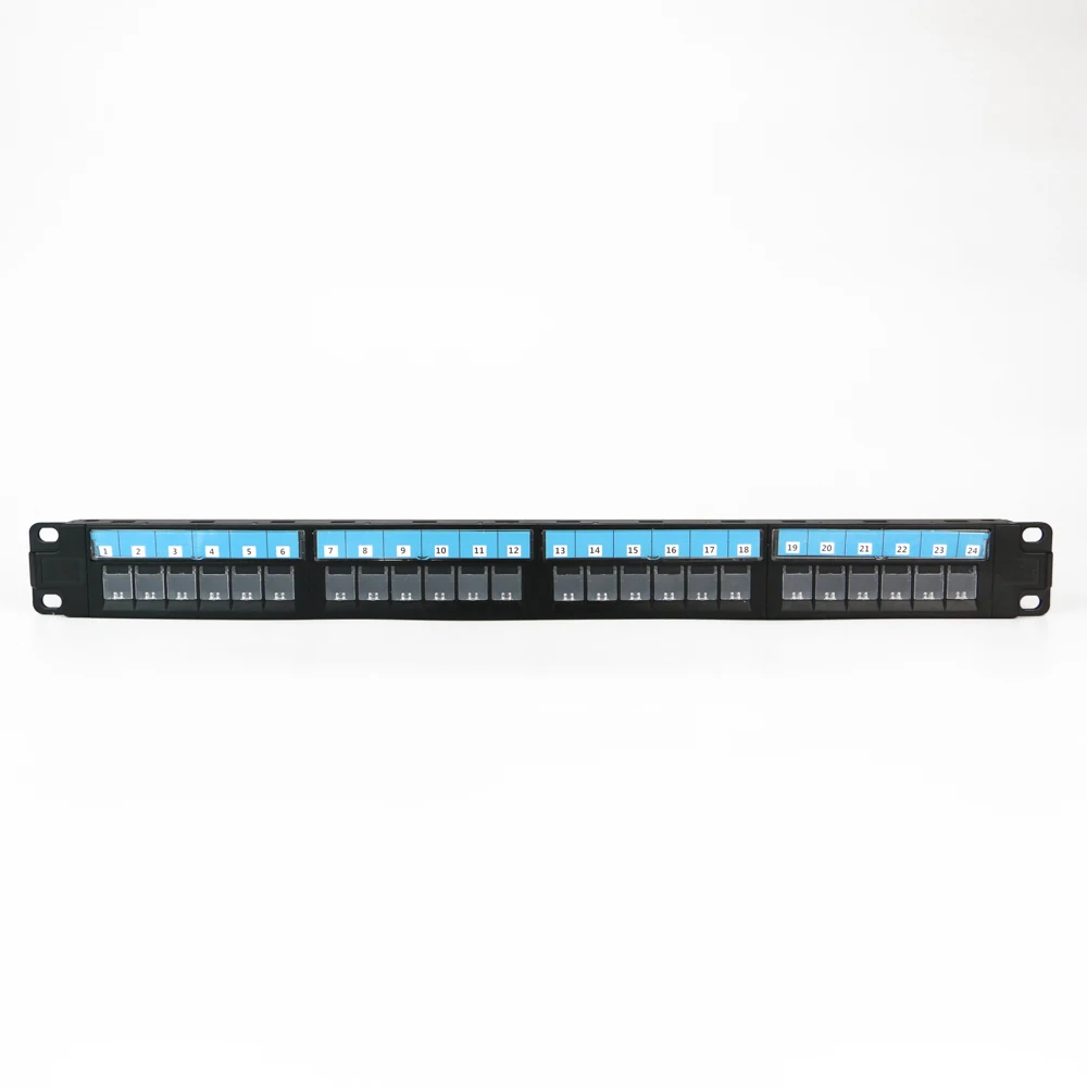  Модульные Разъемы rj45 UTP RJ45 24 порта пустая патч-панель с
