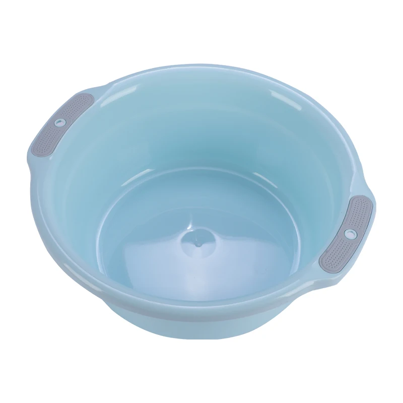 Round Plastic Washbasin Children Washbowl Household with Double Ears Hand Wash Basin