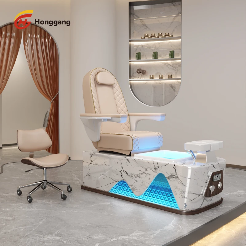 Most Popular Beauty Salon Chair Salon Furniture Salon Foot Spa Throne Chair Modern Manicure Electric Massage Pedicure Chair