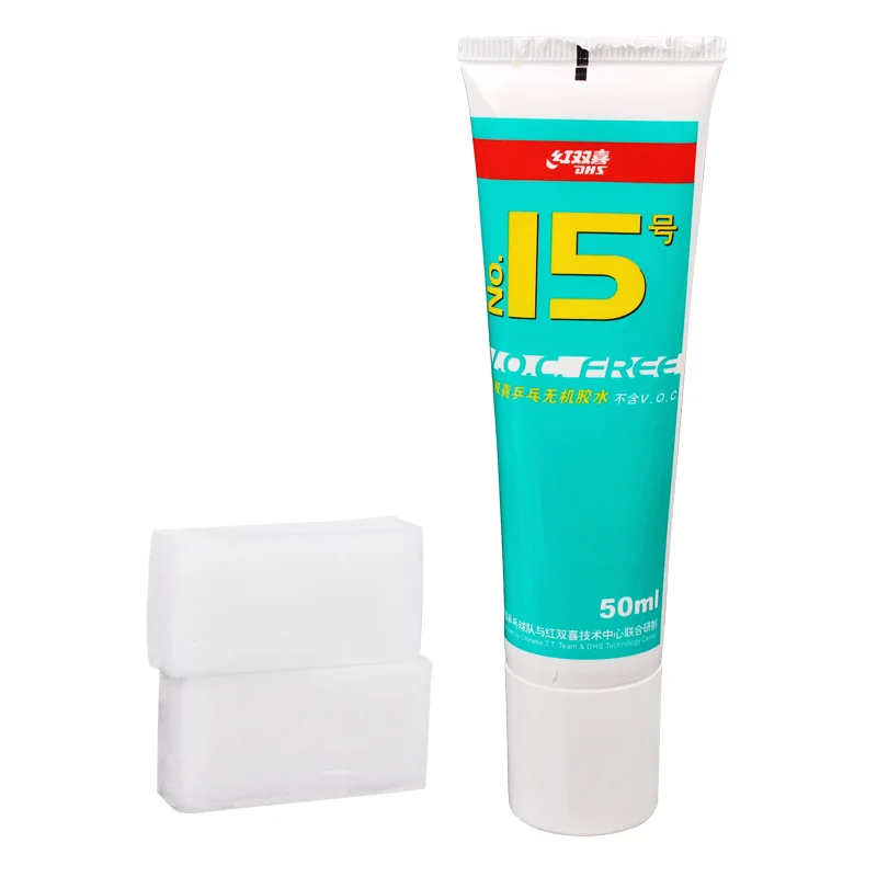 DHS table tennis racket inorganic glue table tennis special floor glue rubber adhesive 50ml pingpong glue