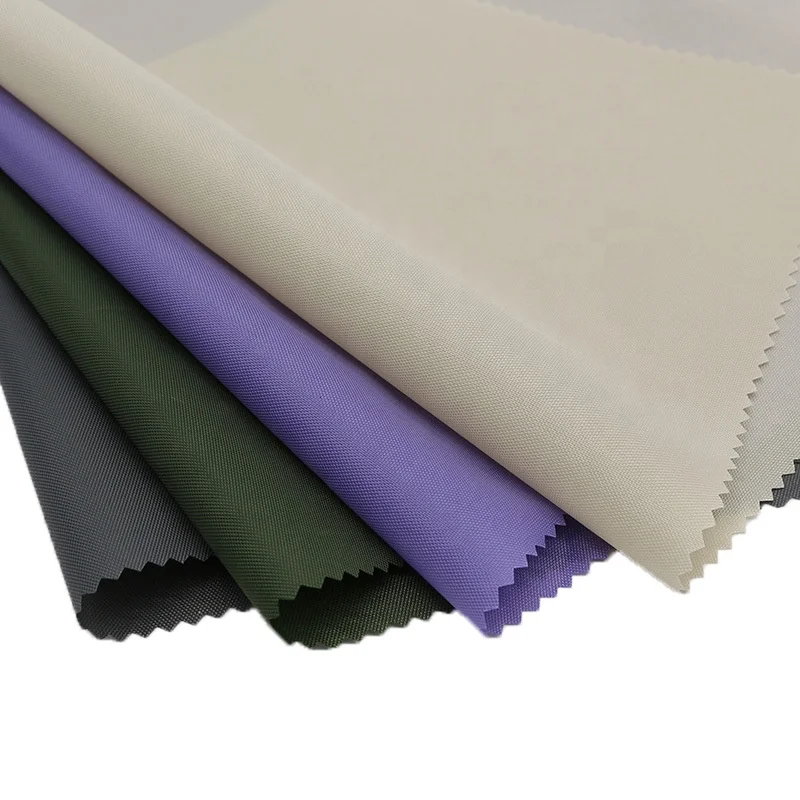 pu coated fire proof 210d tissu 100% nylon oxford bag fabric