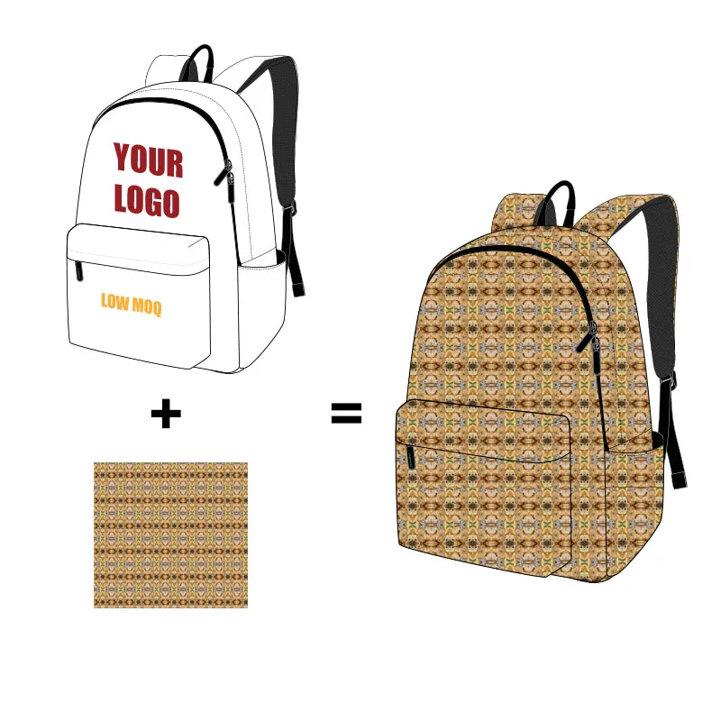 Custom Factory Outlet Kids School Backpack Fashion Large Volume School Bags for Girls and High School Students