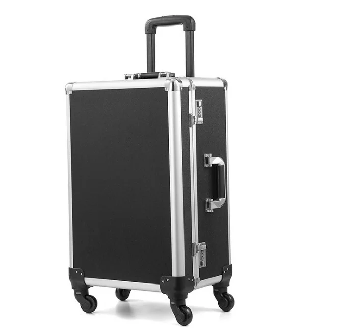 Professional Factory Aluminum Tool Case with Wheels and Handle