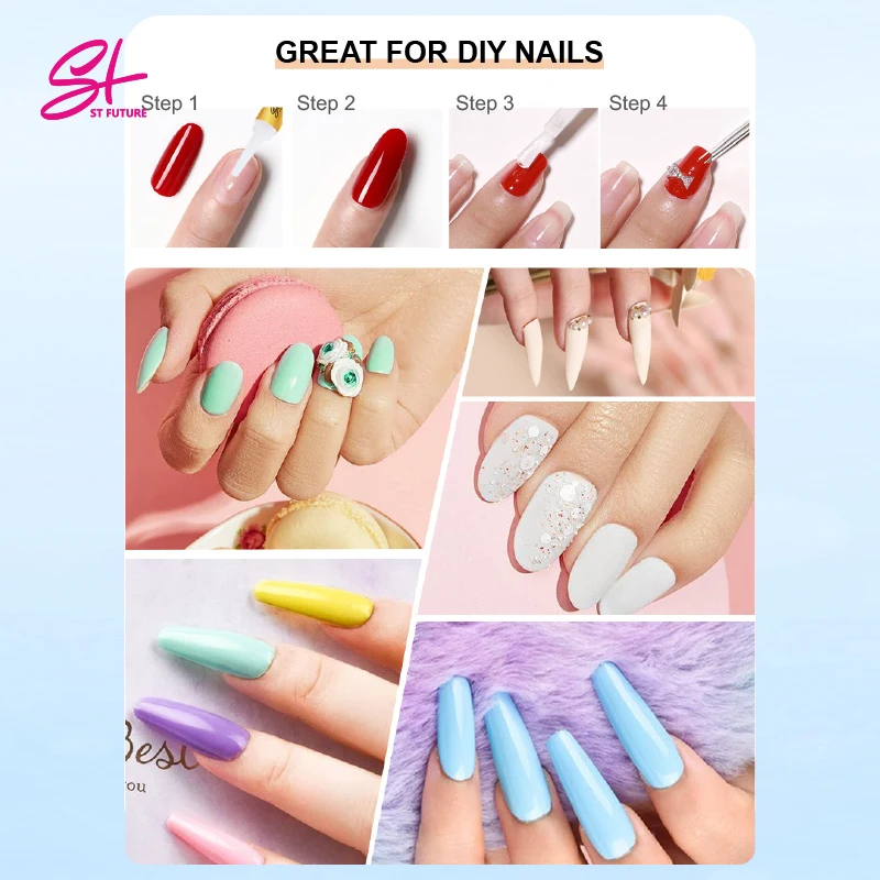 ST FUTURE 7g Nail Tips Glue French False Tips Acrylic Nail Art Glue With All Certificates