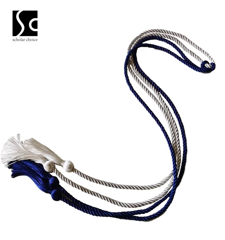
Graduation tassels factory directly wholesale high quality double gold honor cord/graduation honor cords 