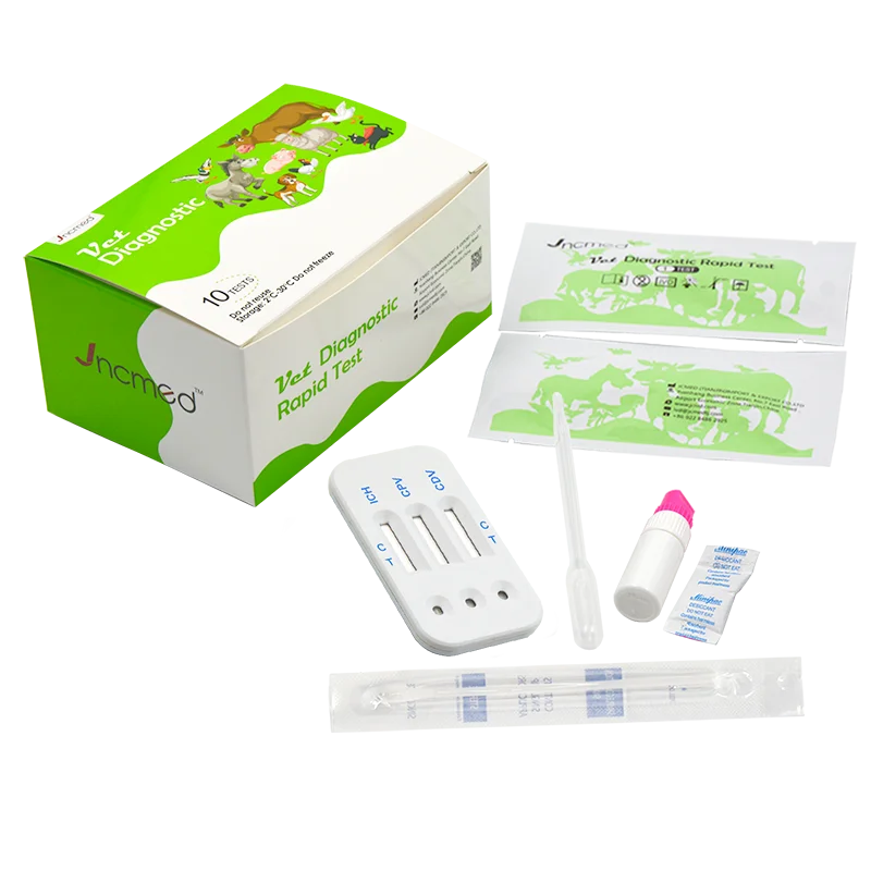 JNCMED Canine Infectious Hepatitis/Parvovirus/Distemper Ich/Cpv/Cdv Ab Combotest
