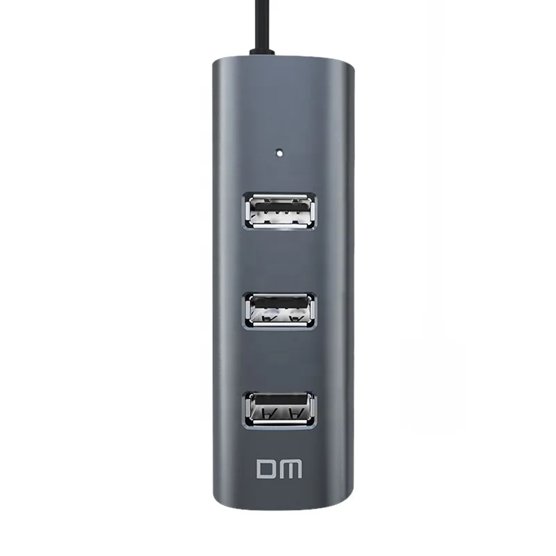 Usb-концентратор из алюминиевого сплава с логотипом для зарядки и передачи данных 2 0 концентратор CHB008