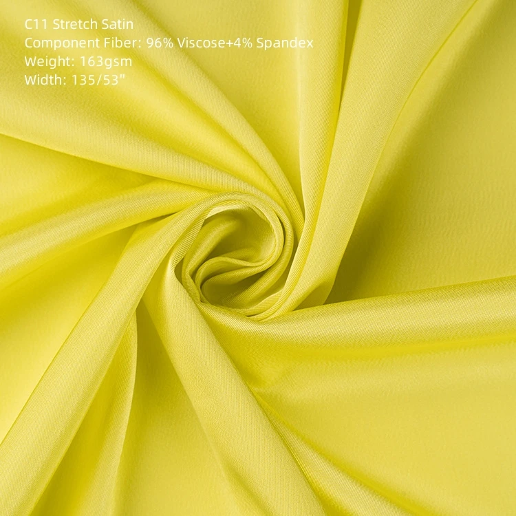 C11 Silk Stretch viscose/polyester spandex fabric for women jeans