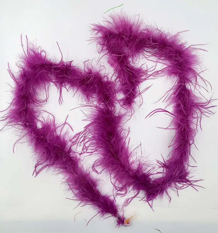 Hot Selling 9-11cm Single Layer Ostrich Feather Boa Ostrich Feather Boa Black White For Party Decoration