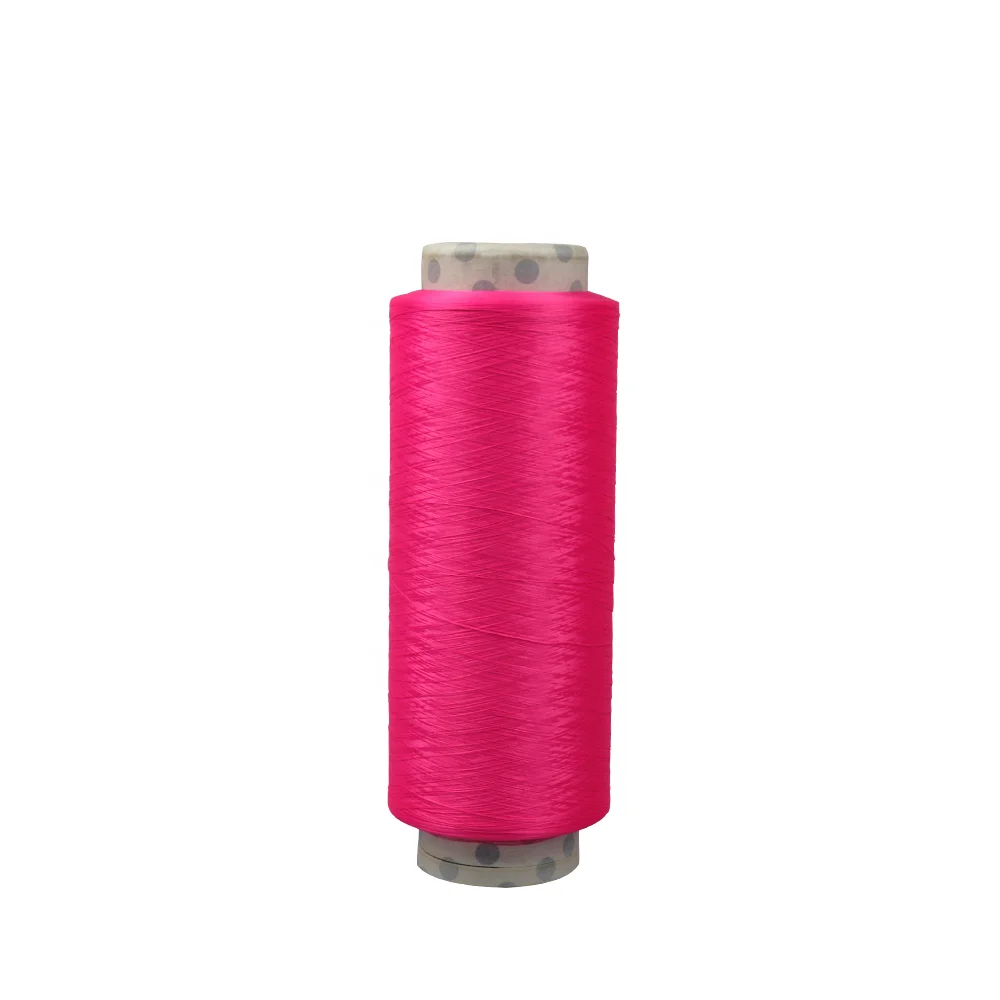 I love this yarn colors 50D-300D/36F-288F filament knitting 100% polyester yarn