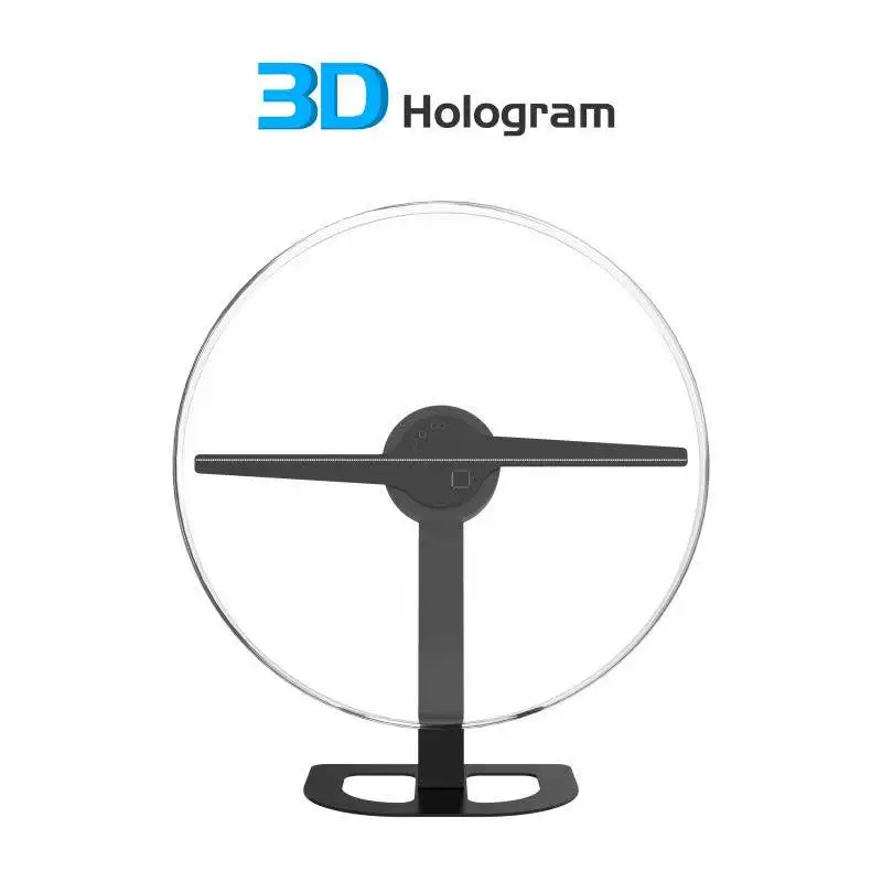 42CM  digital signage led out door display hologram projector fan 3d holographic projection display