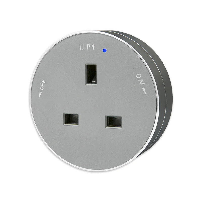 WOSOM Length customizable MS1-USB Modular unit with 2 USB port rail power track male socket