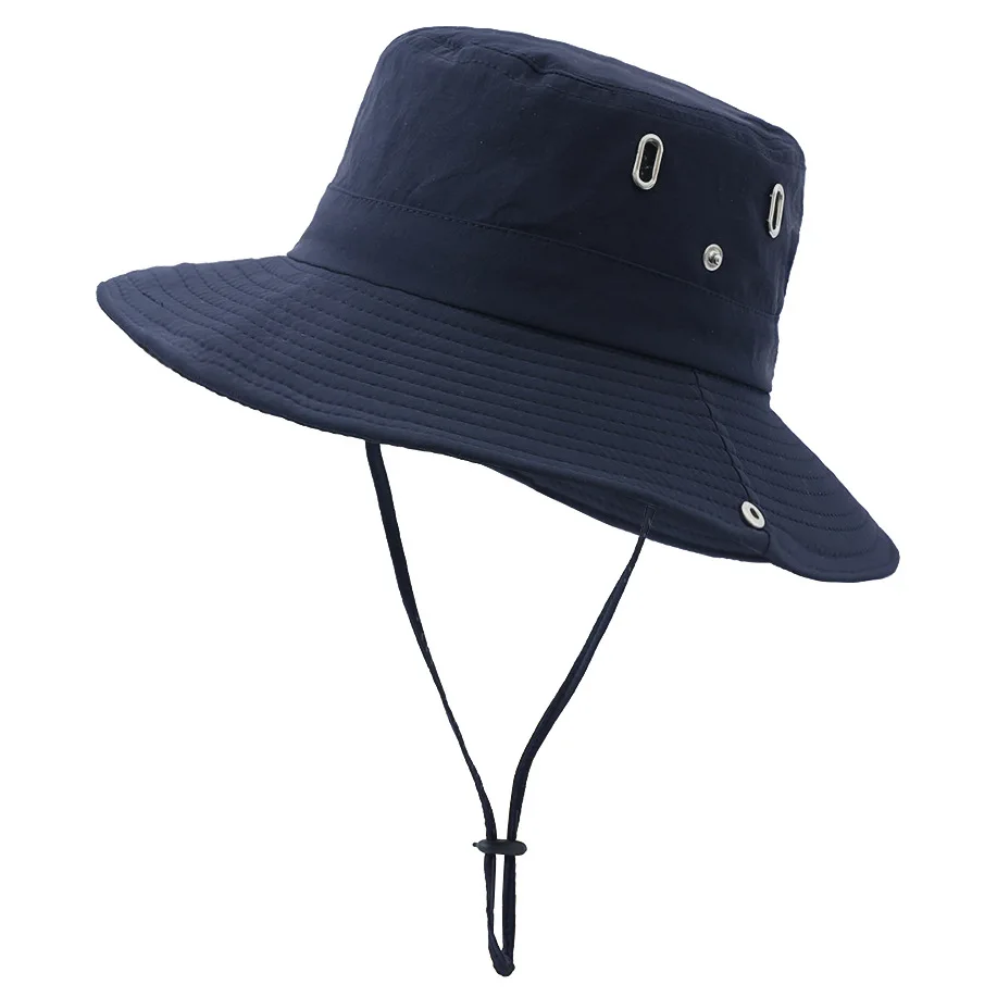 Outdoor Sun Protection Safari Bonnie Sun CapCustom Waterproof Breathable Polyester Fishing Bucket Hat