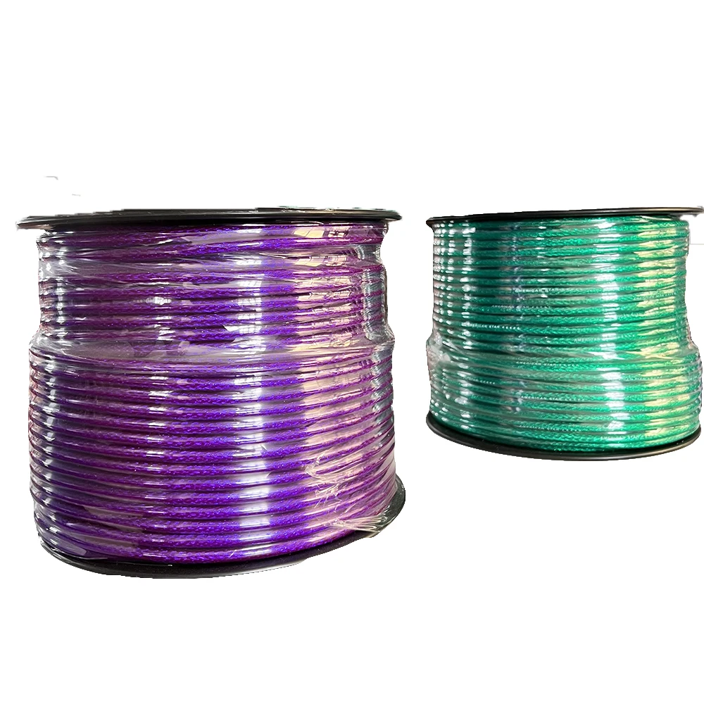 Бесплатный образец, многоцветный микрофонный кабель, барабан 100 м, стерео аудио провод, микрофонный кабель