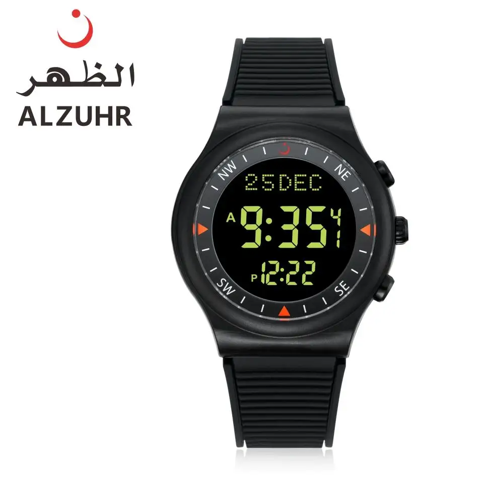 Al fajr Muslim Azan Fashion Sport Best Watch Prayer Direction Multifunctional Special Design Waterproof ALZUHR516