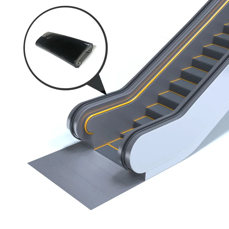 
Best selling black escalator rubber handrail outdoor escalator handrail 