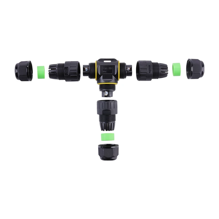 Быстрая доставка отсоединительный электрическая пластиковая распаечная водостойкая Т Разъем