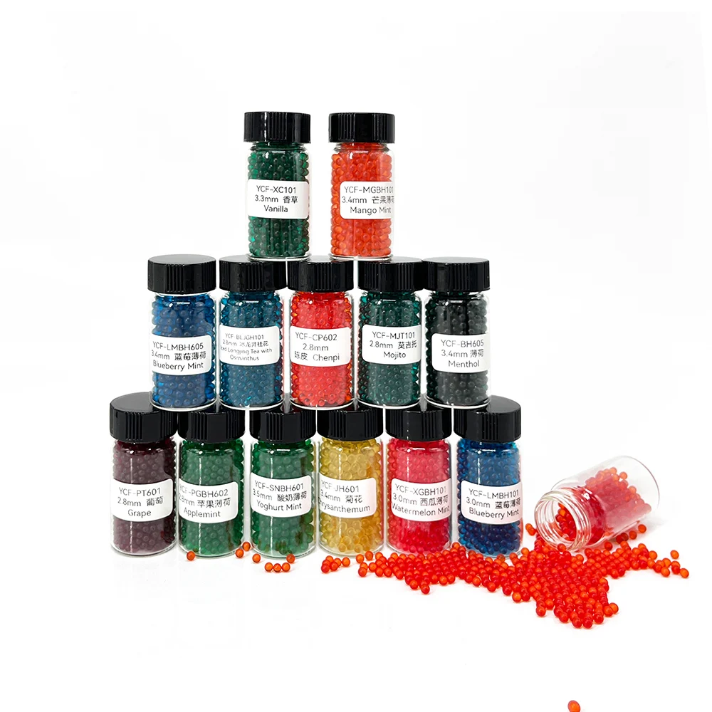 brands mix fruit kilo mint flavor menthol capsule cigarettes liquid pops burst flavored beads cigarette capsules