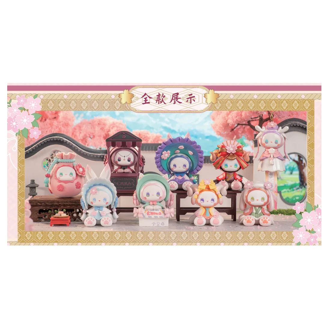 Anime Figure Secret Forest Evening Sakura Tea Party Blind Box Cartoon Pvc Toys Custom Vinyl Toys Good Price Action Figure