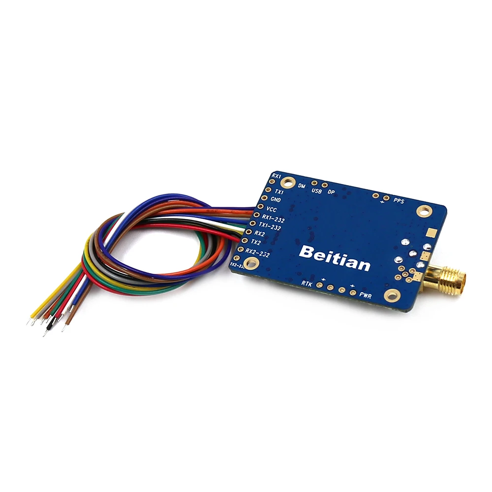 Beitian designed with ZED-F9P module RTK high-precision GNSS receiver used as base or rover station BT-B9K8
