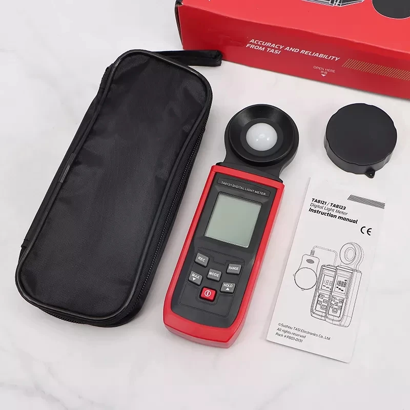 TA8123 High Precision 200000 Lux  Led Lux Lumen Meter Digital Light Meter Lux/FC Luminometer Photometer